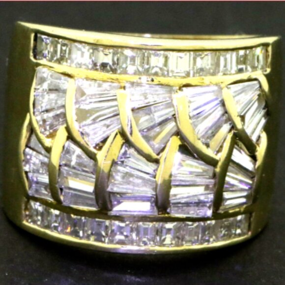 Stunning Natural 18K Diamond Ring, 4.32ct, VS1 FG, GIA Appraised 1991 $7000K 13g - Picture 1 of 8